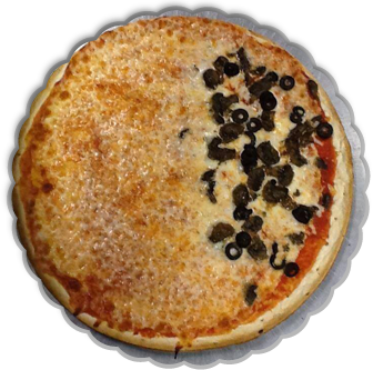 Olive and Cheese Pizza